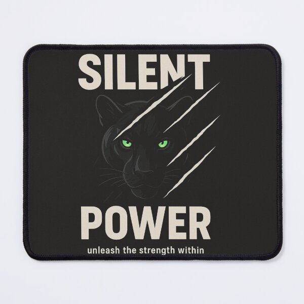 Item preview, Silent Power — Panther Perception Control Digital Presence Streetwear designed and sold by SavannaStrikes.
