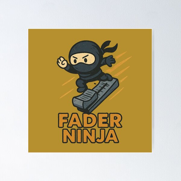 Item preview, Fader Ninja designed and sold by peaknerd.