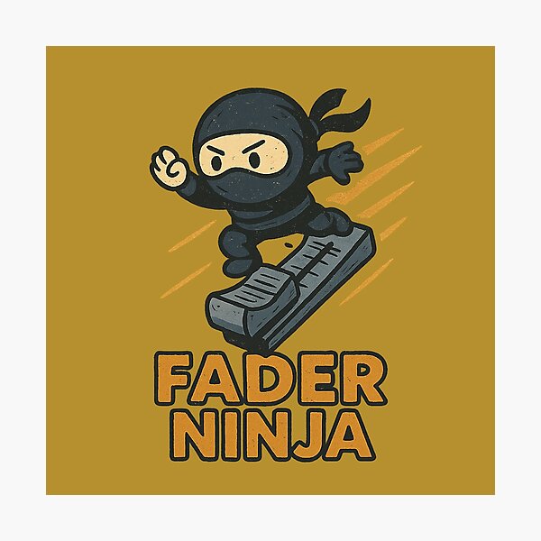 Item preview, Fader Ninja designed and sold by peaknerd.