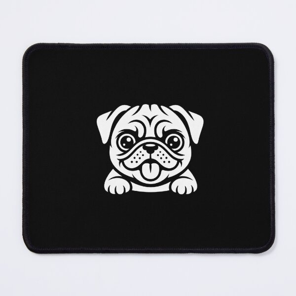Item preview, Cute Pug Face Cartoon - Funny Pug Life T-Shirt Design designed and sold by Reichcorp.
