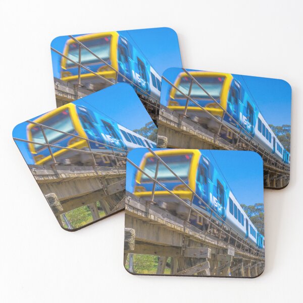 Item preview, Melbourne Metro Train on a Trestle Bridge in Eltham designed and sold by Steven Jodoin.