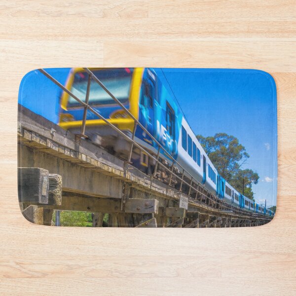 Item preview, Melbourne Metro Train on a Trestle Bridge in Eltham designed and sold by Steven Jodoin.