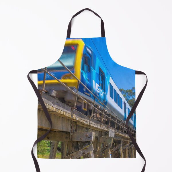 Item preview, Melbourne Metro Train on a Trestle Bridge in Eltham designed and sold by Steven Jodoin.