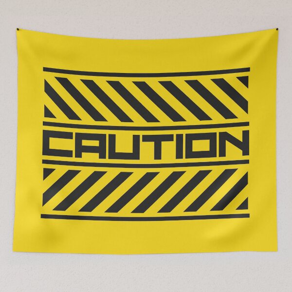 Item preview, Caution designed and sold by Delibobs.