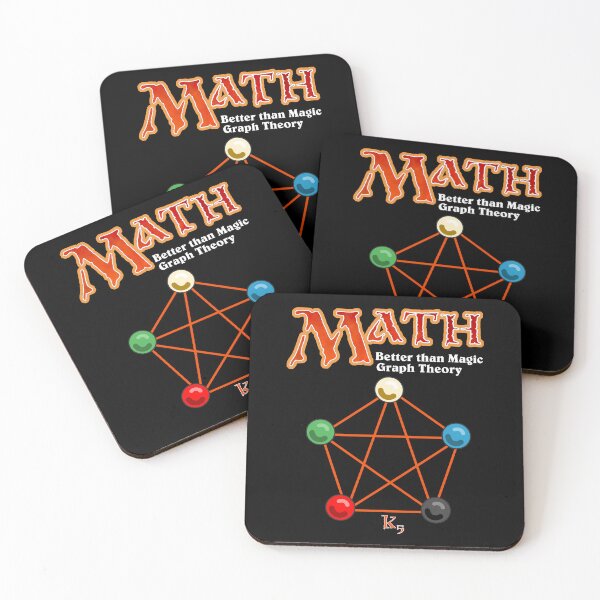 Item preview, Funny Nerdy Math Better than Magic Graph Theory Math Teacher White Text designed and sold by MathWare MathClips.