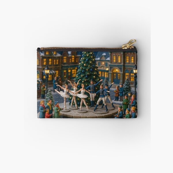 Item preview, Ballet Under the Christmas Tree | Night-Time Christmas Village Miniature Performance designed and sold by Little-Worlds.