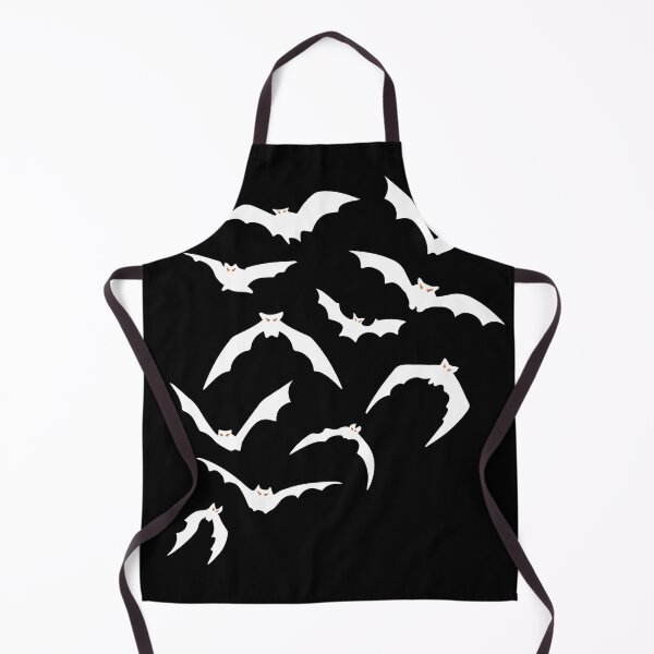 Item preview, Bat Swarm - Minimalist White Bats Halloween Pattern designed and sold by ConfuseLab Alt.