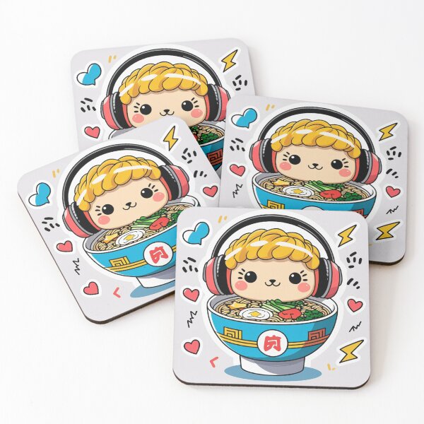 Item preview, Ramen Beats Mascot designed and sold by Velora_art01.