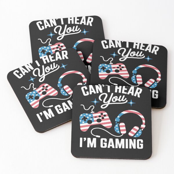 Item preview, Gamer Headset Can't Hear You I'm Gaming 4th of july 2021 designed and sold by AvagondaMind.