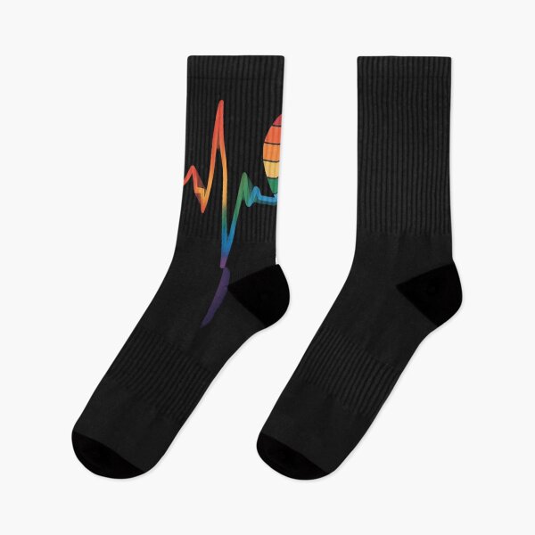 Item preview, Gay Heartbeat Pride Rainbow Flag LGBTQ Cool LGBT Ally Gift designed and sold by AvagondaMind.