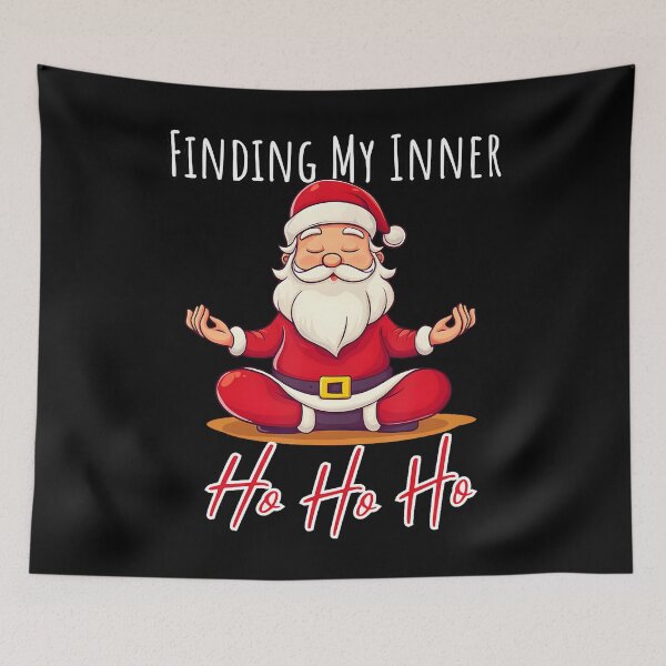 Item preview, Funny Santa Claus Yoga Christmas Lotus Pose Meditation designed and sold by KarlaLeanne.