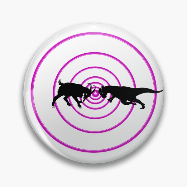 Item preview, Goat vs Bone Head Dino Magenta designed and sold by BleatinDesigns.