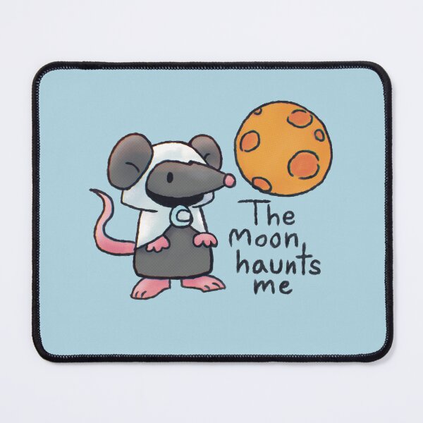 Item preview, Moon Rat (w/ cheese moon) designed and sold by NerdyWizard21.