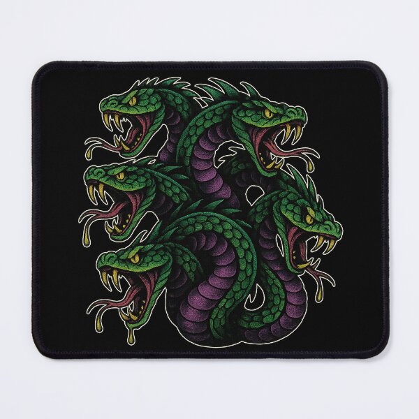 Item preview, Lernaean Hydra Multi-Headed Serpent | Neo-Traditional Tattoo Art designed and sold by uNORTHODOX72.