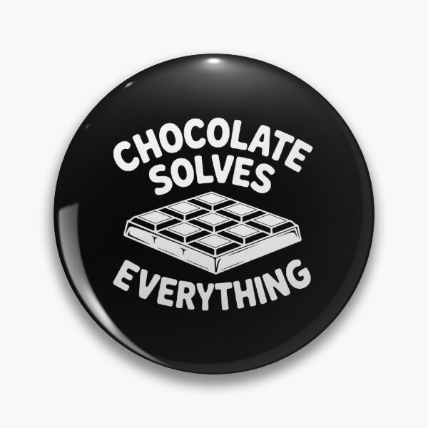 Item preview, Chocolate Solves Everything - Cozy Font T-Shirt designed and sold by Reichcorp.