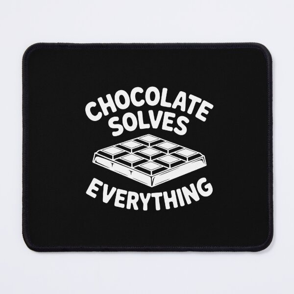Item preview, Chocolate Solves Everything - Cozy Font T-Shirt designed and sold by Reichcorp.