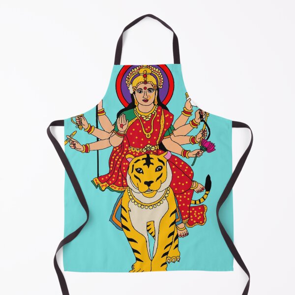 Item preview, Goddess Durga Artwork – Divine Warrior Mother Illustration designed and sold by Harshit_Digital_Arts.