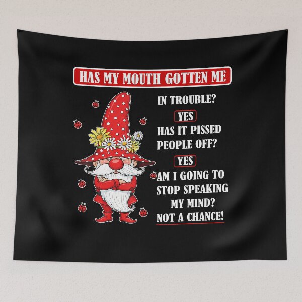 Item preview, Has My Mouth Gotten Me In Trouble Yes Has It Pissed People designed and sold by KarlaLeanne.
