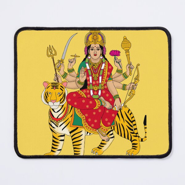 Item preview, Goddess Durga Artwork – Divine Warrior Mother Illustration designed and sold by Harshit_Digital_Arts.