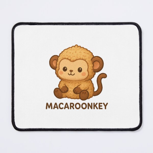 Item preview, Macaroonkey — Kawaii Monkey Macaroon designed and sold by DreamMachine69.