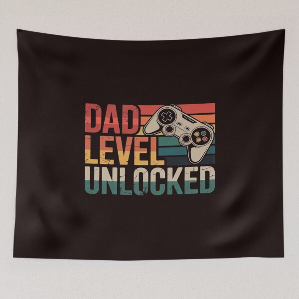 Item preview, New Dad Dad Level Unlocked Gaming Gamer Dad Mens designed and sold by hettingerchaim.