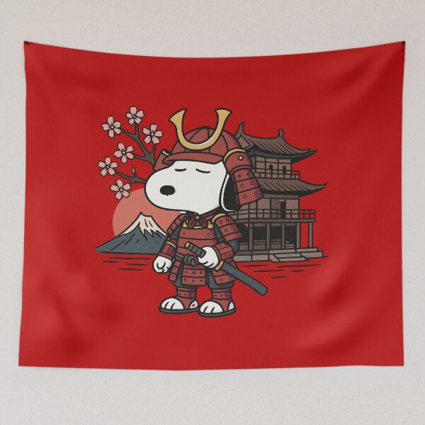 Item preview, Samurai Snoopy – Japanese Armor Aesthetic Dog Art designed and sold by Tidal Arts.