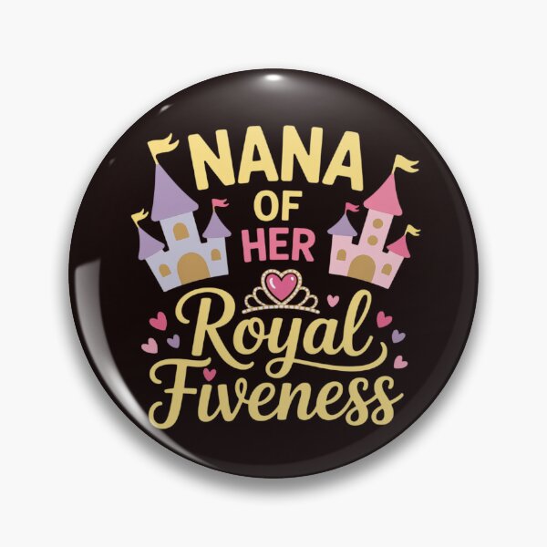 Item preview, Nana of Her Royal Fiveness Crown Queen 5th Birthday Party designed and sold by hettingerchaim.