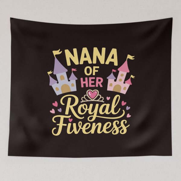 Item preview, Nana of Her Royal Fiveness Crown Queen 5th Birthday Party designed and sold by hettingerchaim.