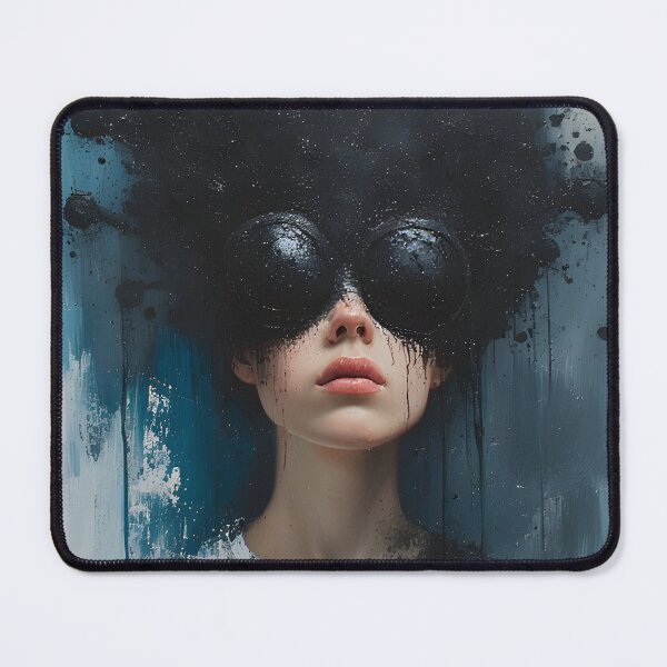 Item preview, Girl with darkness as a mask designed and sold by Mianku | Für das Leben.