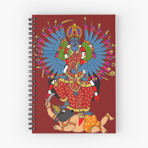 Item preview, Goddess Mahishasura Mardini Durga Artwork – Divine Warrior Mother Illustration designed and sold by Harshit_Digital_Arts.
