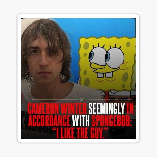 Item preview, Cameron Winter SpongeBob Meme designed and sold by lakerbaker23.