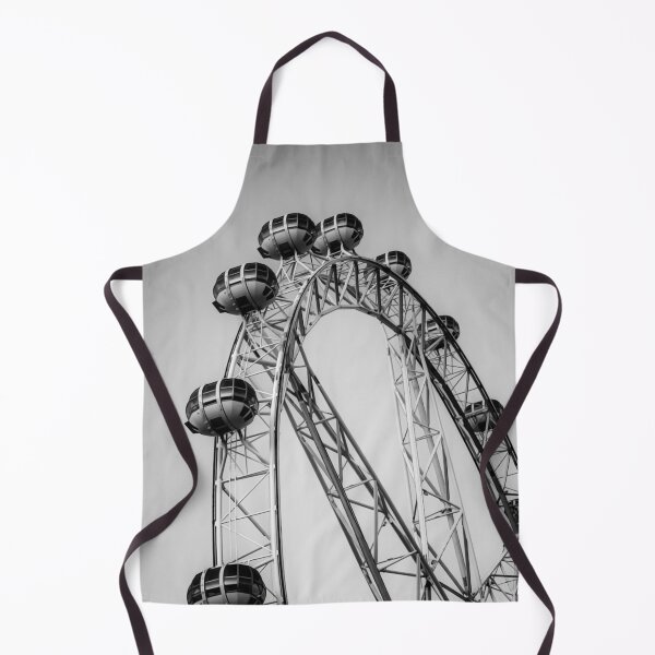 Item preview, Black and White view of the Melbourne Star Wheel - Melbourne, Victoria, Australia designed and sold by Steven Jodoin.