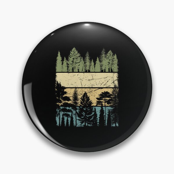 Item preview, Vintage Forest Trees Wildlife Nature Hiking Camping designed and sold by PatriciaKelsey.