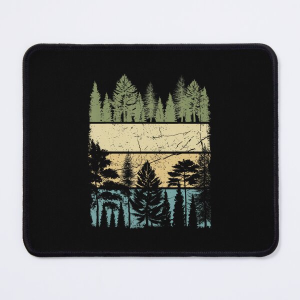 Item preview, Vintage Forest Trees Wildlife Nature Hiking Camping designed and sold by PatriciaKelsey.
