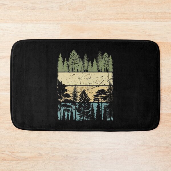 Item preview, Vintage Forest Trees Wildlife Nature Hiking Camping designed and sold by PatriciaKelsey.