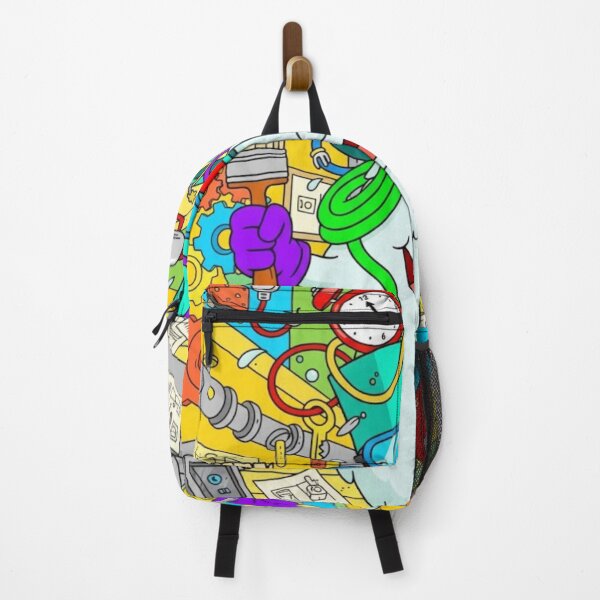 Item preview, Crazy Inventor Ghost In Colorful Cartoon Workshop designed and sold by anandsiva2703.
