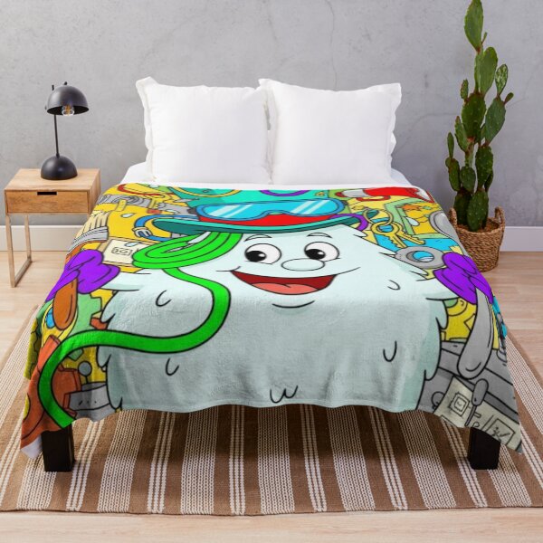Item preview, Crazy Inventor Ghost In Colorful Cartoon Workshop designed and sold by anandsiva2703.