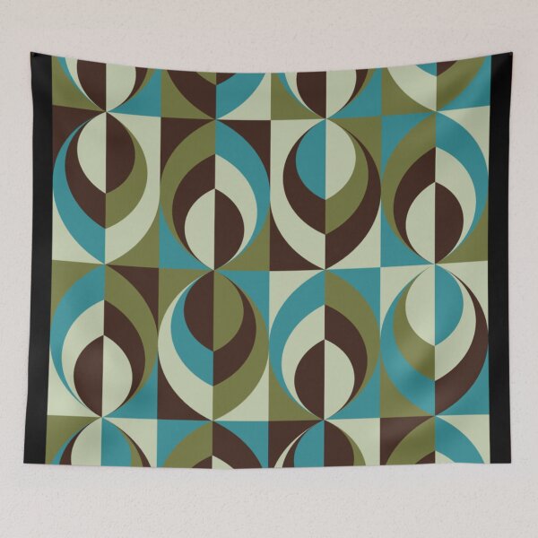 Item preview, Retro Mid Century Mod Geometric designed and sold by RetroMaggie.