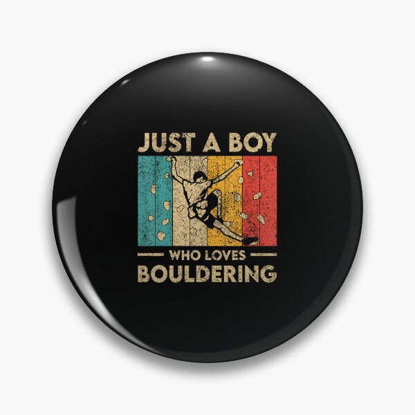Item preview, Just A Boy Who Loves Bouldering Funny Rock Climbing Kid designed and sold by AlyceLynne.