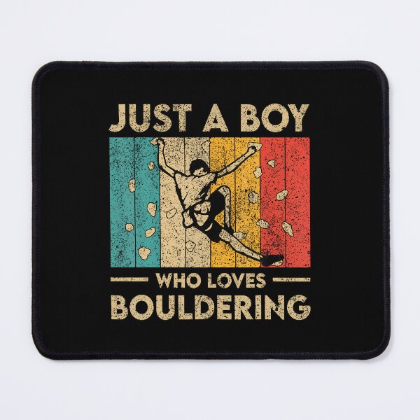Item preview, Just A Boy Who Loves Bouldering Funny Rock Climbing Kid designed and sold by AlyceLynne.