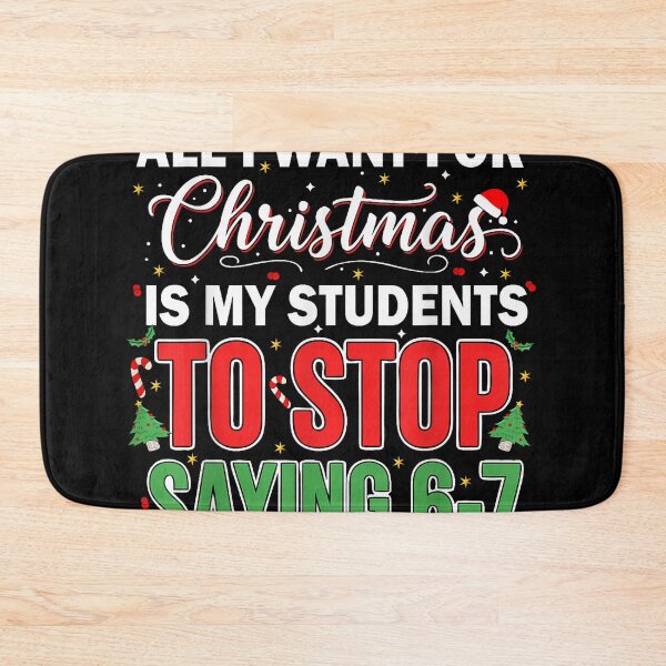 Item preview, Funny Teacher Christmas - Stop Saying 67! designed and sold by Hica1889.