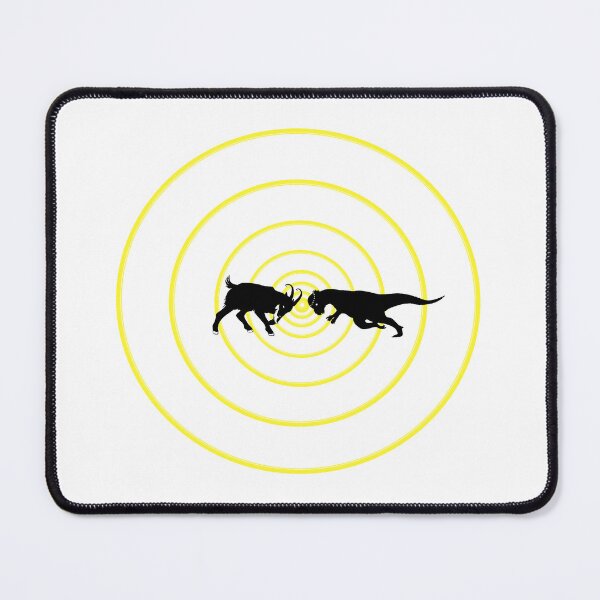 Item preview, Goat vs Bone Head Dino Yellow designed and sold by BleatinDesigns.