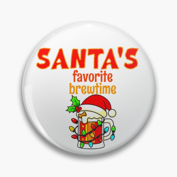 Item preview, Santa's Favorite Beer Brewtime TextBased designed and sold by DivineHaven.