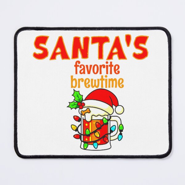 Item preview, Santa's Favorite Beer Brewtime TextBased designed and sold by DivineHaven.