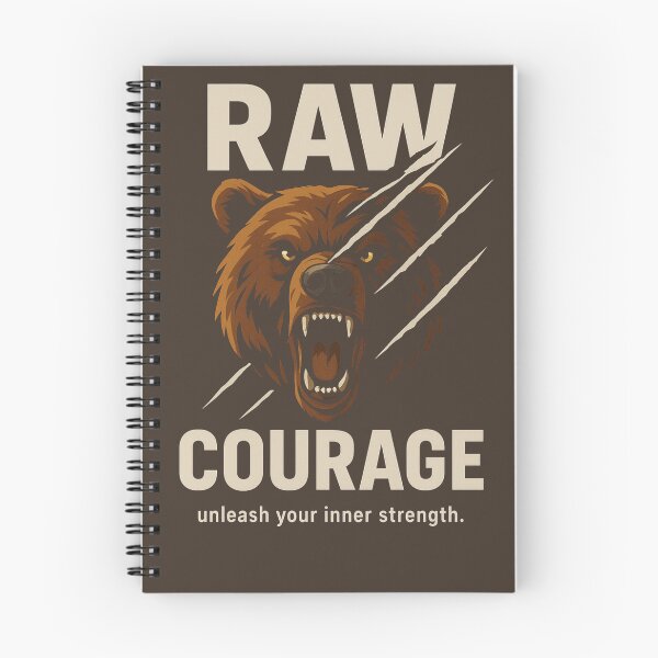 Item preview, Raw Courage — Bear Wild Energy  Identity Signals Streetwear designed and sold by SavannaStrikes.
