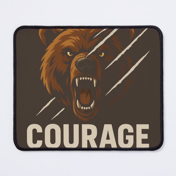 Item preview, Raw Courage — Bear Wild Energy Identity Signals Streetwear designed and sold by SavannaStrikes.