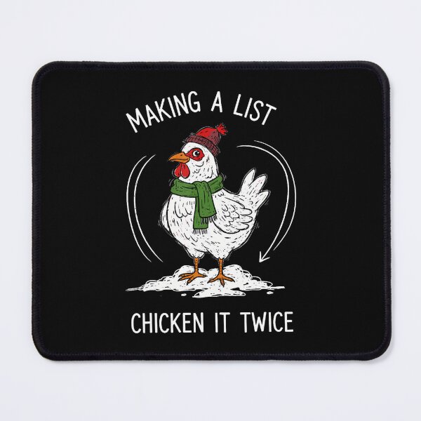 Item preview, Chicken Christmas Shirt Making A List Chicken It Twice designed and sold by AlyceLynne.