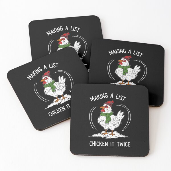 Item preview, Chicken Christmas Shirt Making A List Chicken It Twice designed and sold by AlyceLynne.