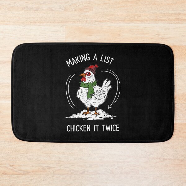 Item preview, Chicken Christmas Shirt Making A List Chicken It Twice designed and sold by AlyceLynne.
