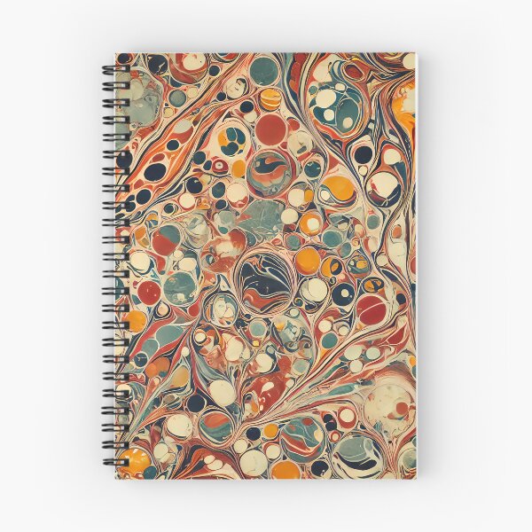 Item preview, Vintage Marbled Paper Pattern Retro Abstract Design designed and sold by PinUpPizzazz.